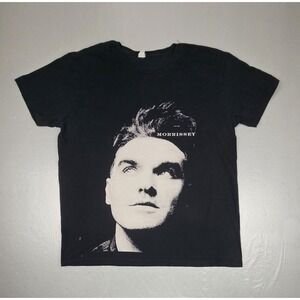 Vintage Morrissey Big Face T-Shirt Mens 2XL The Smiths Indie Rock Distressed Tee